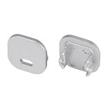 Комплект заглушек LINE-D-1515 SQUARE (Arlight, Пластик)