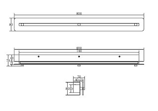 Настенный светильник (бра) Maya 3000К 23Вт
