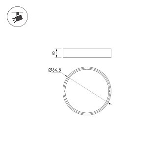 Светофильтр LGD-ARTIFACT-COLORFUL-FIX-ZOOM-R65 (WH-PK) (Arlight, Металл)