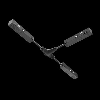 Коннектор питания Т-образный Exility черный