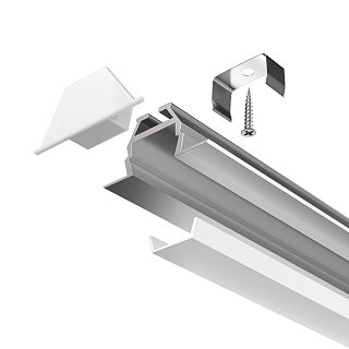 Алюминиевый профиль встраиваемый 30x10