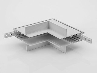 Коннектор угловой внутренний для встраиваемого шинопровода SY-LINK, SY-LINK-INT-T1-WH