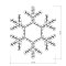 Фигура ARD-SNOWFLAKE-M7-450x375-108LED Warm (230V, 6.5W) (Ardecoled, IP65)
