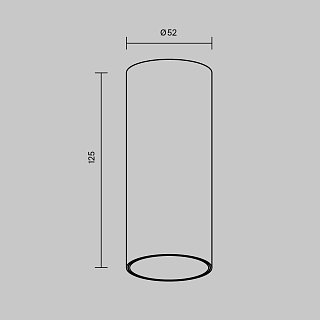 Потолочный светильник FOCUS LED 3000K 1x12Вт 50°