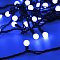 Светодиодная гирлянда ARD-BALL-CLASSIC-D13-20000-BLACK-200LED BLUE (230V, 14W) (Ardecoled, IP65)