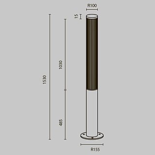 Садово-парковый светильник Ster 3000К 70Вт IP 65
