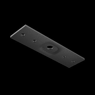 Коннектор прямой Exility накладной черный