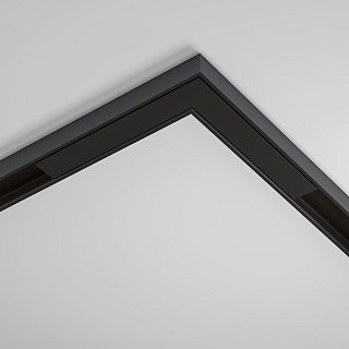 Угловой коннектор питания Basity, черный