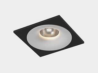 Рамка для серии COMBO 4, квадратная, черная, COMBO-4S1-BL