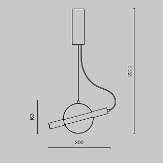 Подвесной светильник Enigma 3000K 5Вт