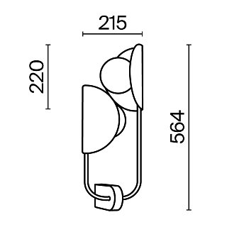 Настенный светильник (бра) Tropic G9х2