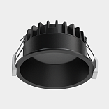 Светильник светодиодный диммируемый потолочный встраиваемый , серия WL-BQ, Черный, 9Вт, IP44, Теплый белый (3000К), BQ009109-BL-WW