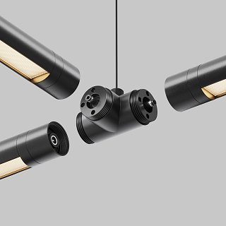 T-образный плоский коннектор для системы Shelf без ввода питания