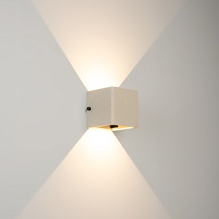 Светильник LGD-PERAN-WALL-S120x120-6W Warm3000 (WH, 0-80 deg, 230V) (Arlight, IP65 Бетон, 3 года)