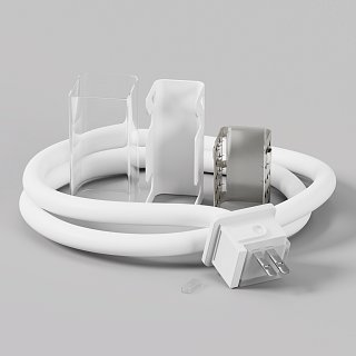 Коннектор питания для гибкого неона 17x12 мм (выход прямой)