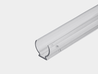 Пластиковый монтажный соединитель 1 м для неоновой ленты 360° D25 MNT-PL-1000