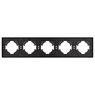 Рамка пластиковая FRM-TENDO-SFPL-5-BK (Arlight, -)