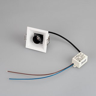 Светильник MS-ORIENT-BUILT-TURN-TC-S67x67-3W Warm3000 (WH-BK, 30 deg, 230V) (Arlight, IP20 Металл, 5 лет)