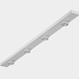 Крепление сменное М14 для светильников MINI VILLY, поворотное накладное четверное, цвет Белый, MINI-VL-M14-WH