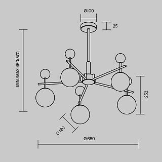 Подвесной светильник Museo G9x5