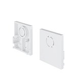 Заглушки для накладного низкопрофильного шинопровода Exility 2шт.