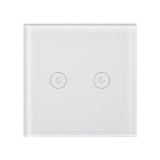 Выключатель сенсорный SWT-OMALI-S02-ZB-WH (250V, 10A, Zigbee) (Arlight, Стекло)