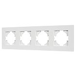 Рамка пластиковая FRM-PERIO-PL-4-WH (Arlight, -)