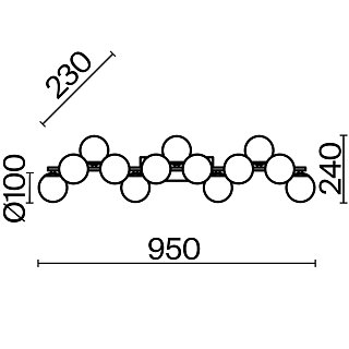 Настенный светильник (бра) Dallas G9x13