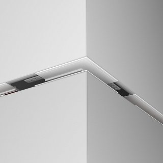 Коннектор внешний Exility встраиваемый под ГКЛ 12,5мм, белый