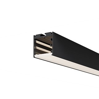 Радиусный профиль 35x35 линейный черный 2.5м