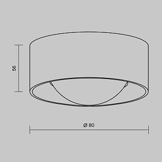 Потолочный светильник Lumina 3000К 7Вт IP 65