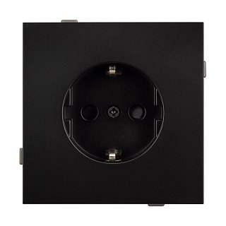 Механизм электрической розетки SCT-TENDO-MEU1-PL-BK (230V, 16A) (Arlight, -)