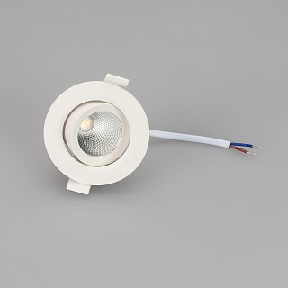 Светильник LTD-POLAR-TURN-R80-5W Warm3000 (WH, 36 deg, 230V) (Arlight, IP20 Пластик, 3 года)