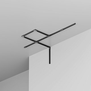 Профиль 2м Elasity IP накладной черный