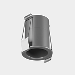 Светильник светодиодный потолочный встраиваемый , серия HIDDEN, Серебро, 7Вт, IP20, Теплый белый (3000К), DL-A004-7-SL-WW