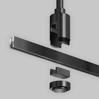 Шинопровод 1м Flarity черный