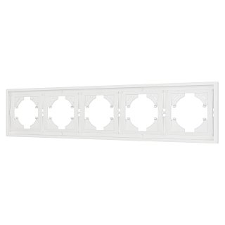 Рамка пластиковая FRM-TENDO-SFPL-5-WH (Arlight, -)