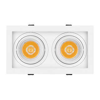 Светильник MS-VORTEX-BUILT-S210x117-2x20W Day4000 (WH-WH, 20 deg, 230V) (Arlight, IP20 Металл, 5 лет)