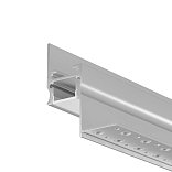 Алюминиевый профиль встраиваемый скрытого монтажа 41x51 (Серебро, 2 м), ALM-4151-S-2M 636013