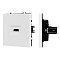 Механизм HDMI розетки SCT-NOBE-MHD1-SFPL-WH (Arlight, Белый кварц)