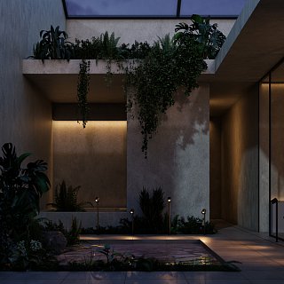 Ландшафтный светильник Spira 3000К 12Вт IP 65