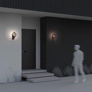 Настенный светильник (бра) Via E27х1 60Вт IP 44