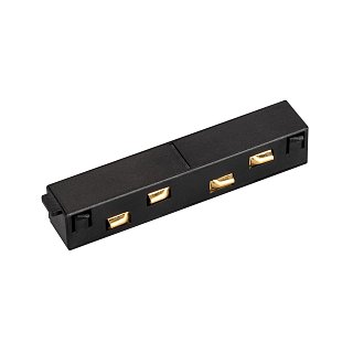 Коннектор прямой MAG-ORIENT-CON-I-POWER (BK) (Arlight, IP20 Пластик, 3 года)
