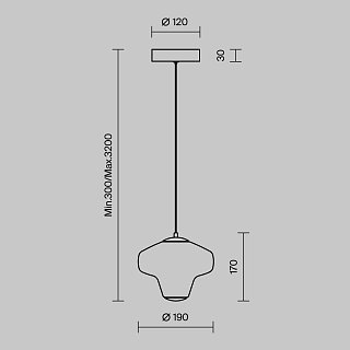 Подвесной светильник Sirocco 3000K 6Вт