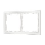 Рамка пластиковая FRM-NOBE-SFPL-2-WH (Arlight, -)