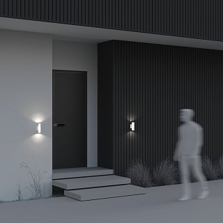 Настенный светильник (бра) Bowery GU10х2 50Вт IP 54