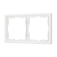 Рамка пластиковая FRM-NOBE-SFPL-2-WH (Arlight, -)