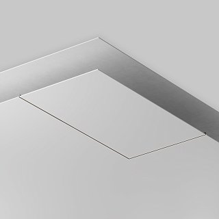 Шинопровод магнитный встраиваемый под ГКЛ 12,5 мм с каналом под светодиодную ленту