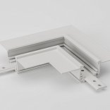 Коннектор угловой горизонтальный для встраиваемого низкопрофильного шинопровода SY-LINK, SY-LINK-CNLV-T2S-WH