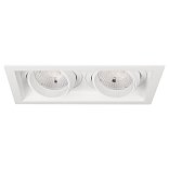 Светильник MS-VORTEX-BUILT-S250x140-2x30W Warm3000 (WH-WH, 50 deg, 230V) (Arlight, IP20 Металл, 5 лет)